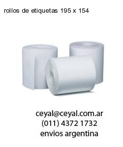 rollos de etiquetas 195 x 154