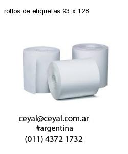 rollos de etiquetas 93 x 128