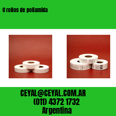 0 rollos de poliamida
