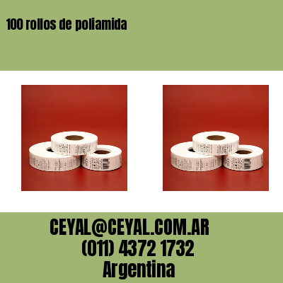 100 rollos de poliamida