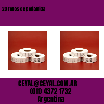 20 rollos de poliamida
