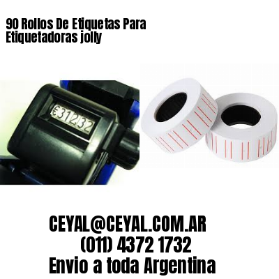 90 Rollos De Etiquetas Para Etiquetadoras jolly