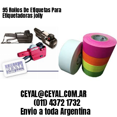 95 Rollos De Etiquetas Para Etiquetadoras jolly