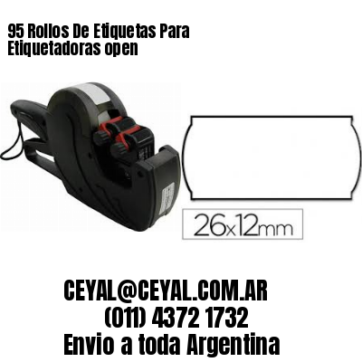 95 Rollos De Etiquetas Para Etiquetadoras open