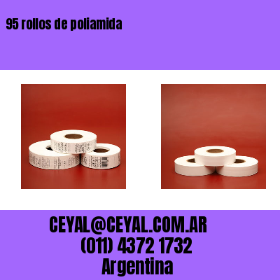95 rollos de poliamida