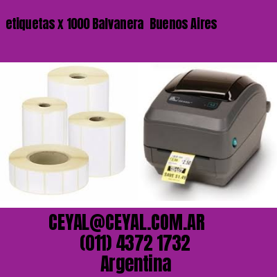 etiquetas x 1000 Balvanera  Buenos Aires