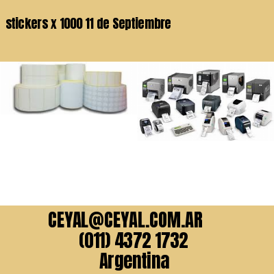 stickers x 1000 11 de Septiembre
