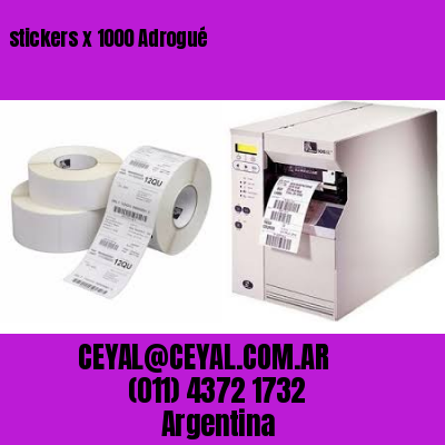 stickers x 1000 Adrogué