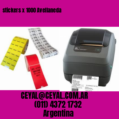 stickers x 1000 Avellaneda