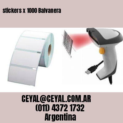 stickers x 1000 Balvanera