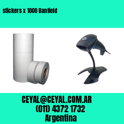 stickers x 1000 Banfield