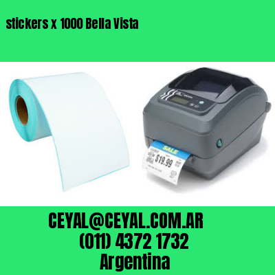 stickers x 1000 Bella Vista