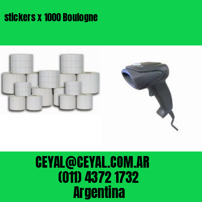 stickers x 1000 Boulogne