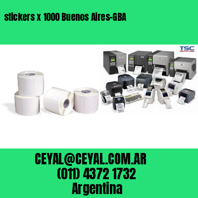 stickers x 1000 Buenos Aires-GBA
