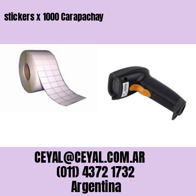 stickers x 1000 Carapachay