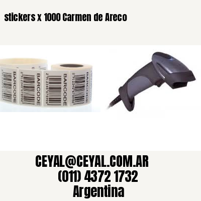 stickers x 1000 Carmen de Areco