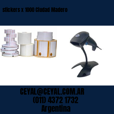 stickers x 1000 Ciudad Madero