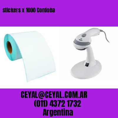 stickers x 1000 Cordoba