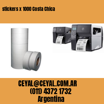 stickers x 1000 Costa Chica