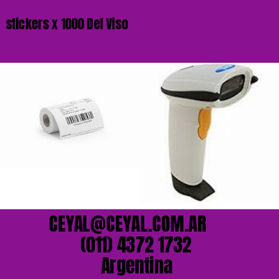 stickers x 1000 Del Viso