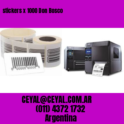 stickers x 1000 Don Bosco