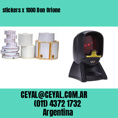 stickers x 1000 Don Orione