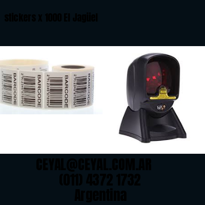 stickers x 1000 El Jagüel