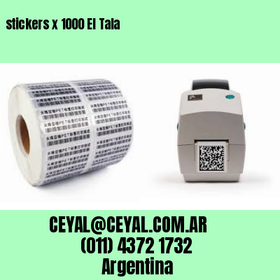 stickers x 1000 El Tala