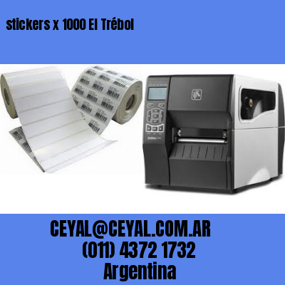 stickers x 1000 El Trébol