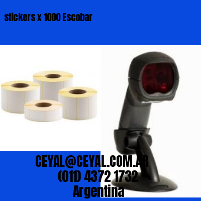 stickers x 1000 Escobar