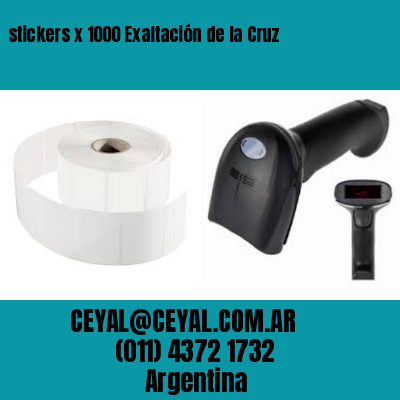 stickers x 1000 Exaltación de la Cruz