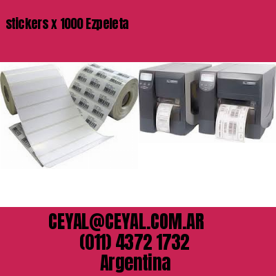 stickers x 1000 Ezpeleta