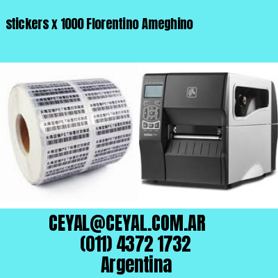 stickers x 1000 Florentino Ameghino