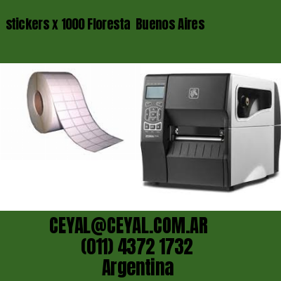 stickers x 1000 Floresta  Buenos Aires