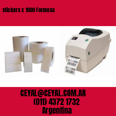 stickers x 1000 Formosa