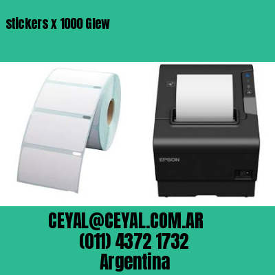 stickers x 1000 Glew