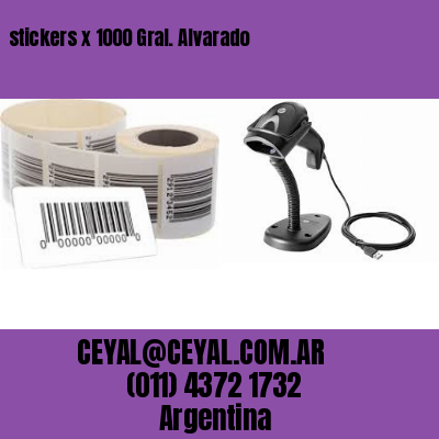 stickers x 1000 Gral. Alvarado