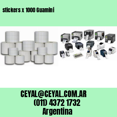 stickers x 1000 Guaminí