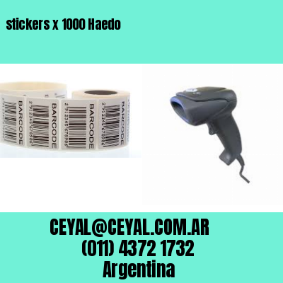 stickers x 1000 Haedo