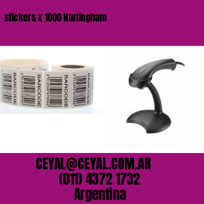 stickers x 1000 Hurlingham