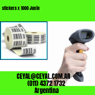 stickers x 1000 Junín