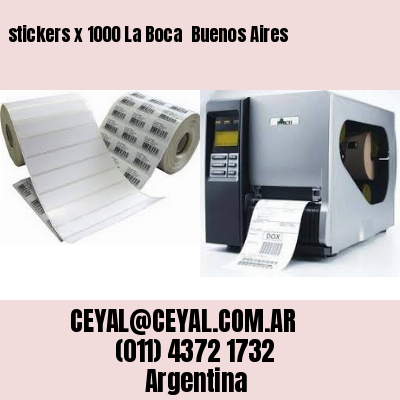 stickers x 1000 La Boca  Buenos Aires