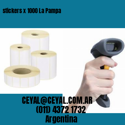 stickers x 1000 La Pampa