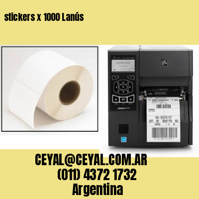 stickers x 1000 Lanús