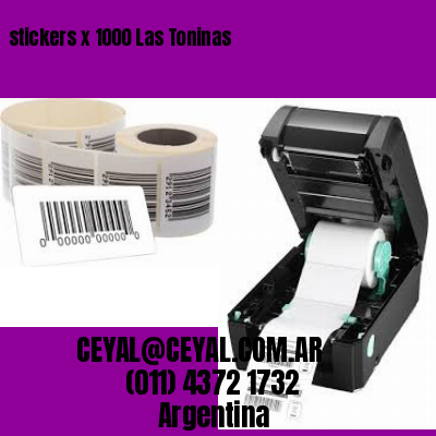 stickers x 1000 Las Toninas
