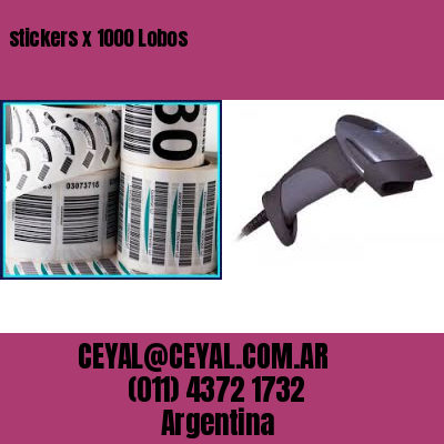 stickers x 1000 Lobos