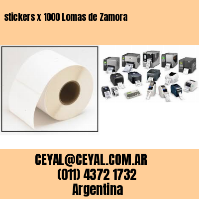 stickers x 1000 Lomas de Zamora