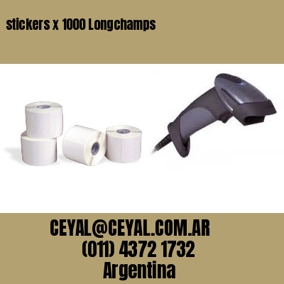 stickers x 1000 Longchamps