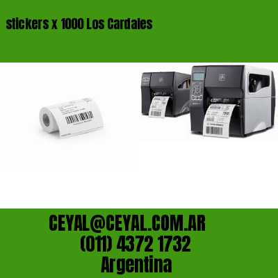 stickers x 1000 Los Cardales