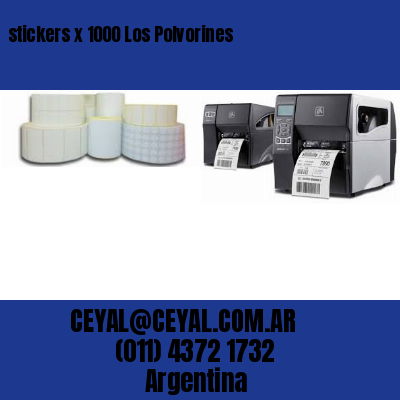 stickers x 1000 Los Polvorines